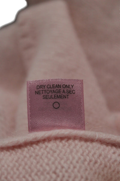 Calypso Saint Barth Unisex Pink Cashmere Turtleneck Pullover Size S
