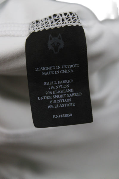 Greyson Womens White Skort 71% Nylon 29% Elastane Size M