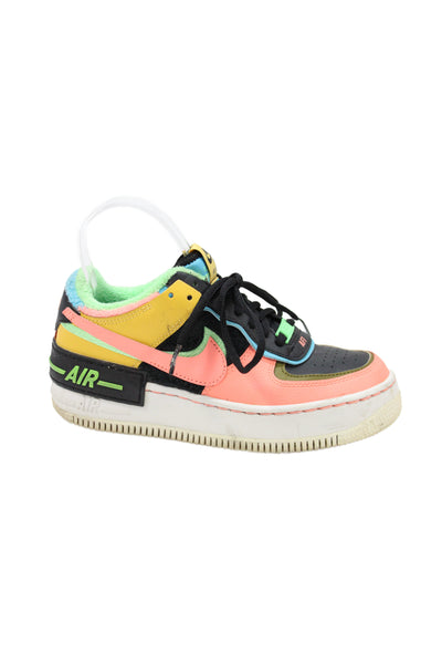Nike Girls Air Force 1 Shadow SE Solar Flare Atomic Pink Sneakers Shoes Size 5
