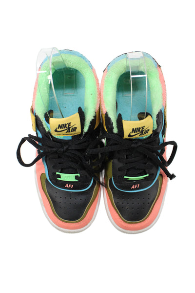 Nike Girls Air Force 1 Shadow SE Solar Flare Atomic Pink Sneakers Shoes Size 5