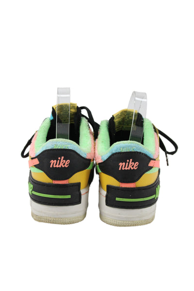 Nike Girls Air Force 1 Shadow SE Solar Flare Atomic Pink Sneakers Shoes Size 5