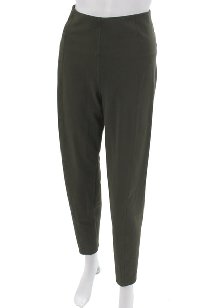 Lululemon Womens High Waisted Pull On Sweatpants Olive Green Size 10