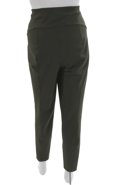 Lululemon Womens High Waisted Pull On Sweatpants Olive Green Size 10