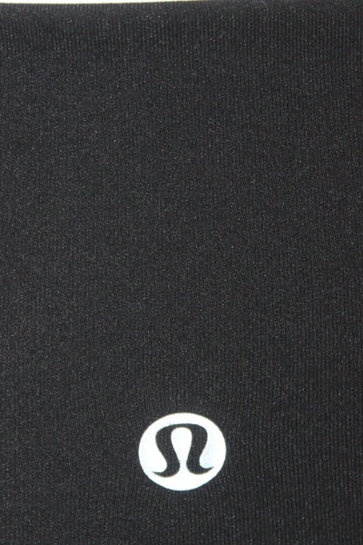 Lululemon Women Capri Cropped Leggings Black Polyester Size 4