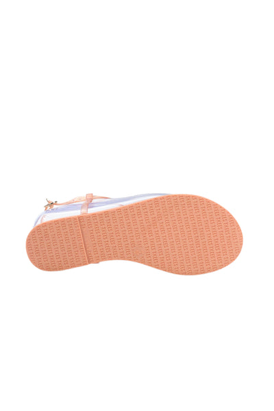 TKEES x J Crew Womens Jelly Strap Flat Thong Sandals Shoes Red Size 6