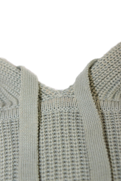 Rag & Bone Womens Pullover Hoodie Green Cotton Drawstring Size S