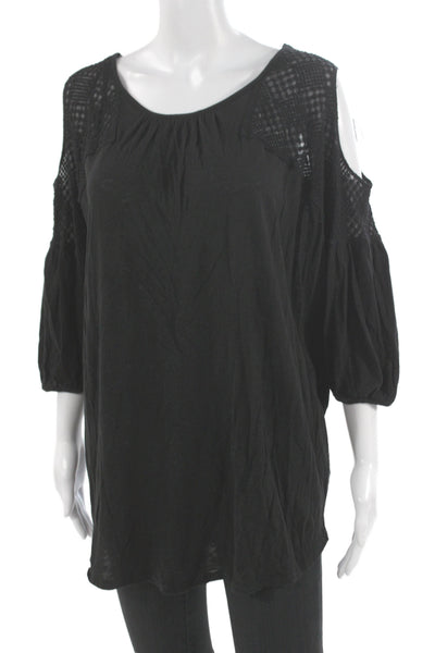 XCVI Womens Short Sleeve Top Size S