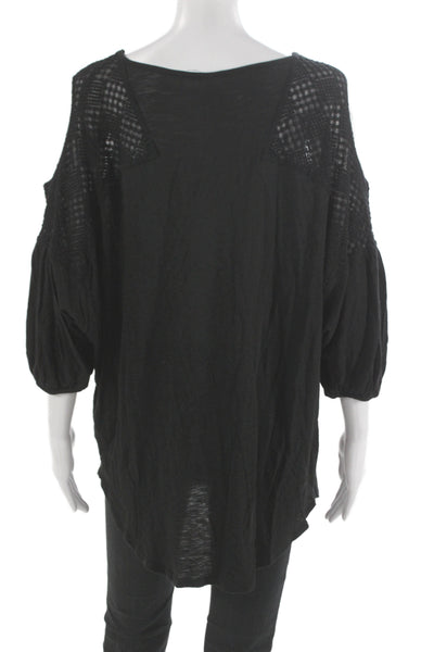 XCVI Womens Short Sleeve Top Size S