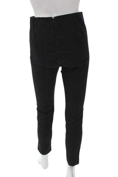 Rag & Bone Womens Ankle Cropped Dress Pants Black Zip Size 4
