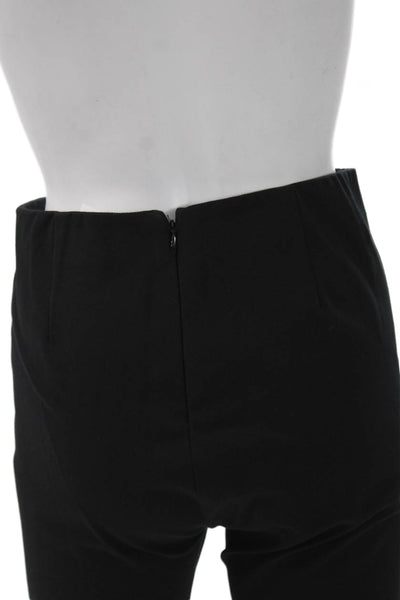 Rag & Bone Womens Ankle Cropped Dress Pants Black Zip Size 4