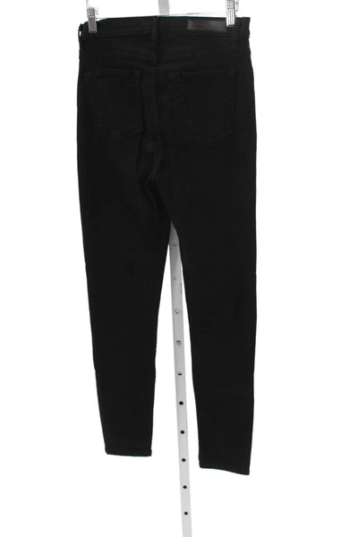 Grlfrnd Women Skinny Ankle High Rise Black Jeans Size 28