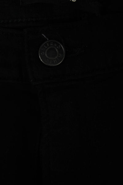 Grlfrnd Women Skinny Ankle High Rise Black Jeans Size 28
