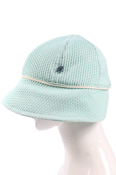 Raffaello Bettini Women's Textured Mesh Basket Weave  Bucket Hat Blue One Size