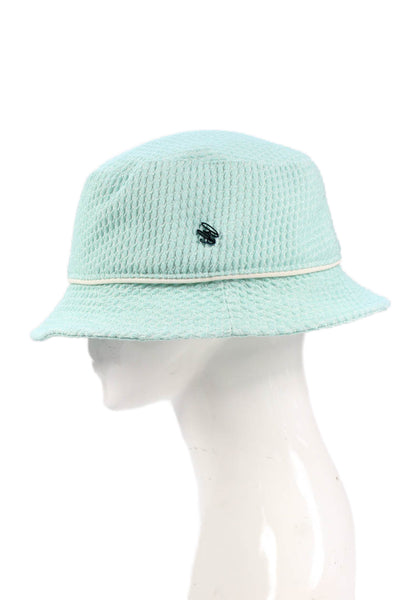 Raffaello Bettini Women's Textured Mesh Bucket Hat Blue One Size