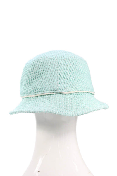 Raffaello Bettini Women's Textured Mesh Bucket Hat Blue One Size