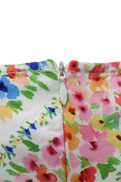 Never Fully Dressed Womens Fit & Flare Mini Floral Dress Multi-Color Size 4