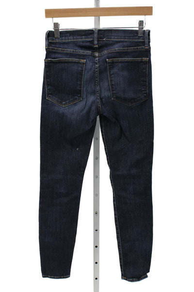 Frame Women Skinny Dark Blue Jeans Size 26