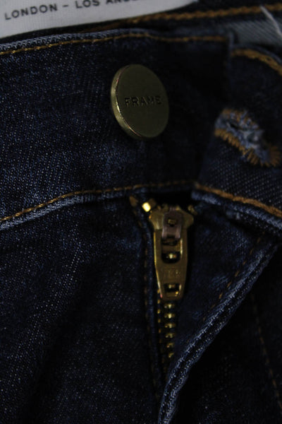 Frame Women Skinny Dark Blue Jeans Size 26