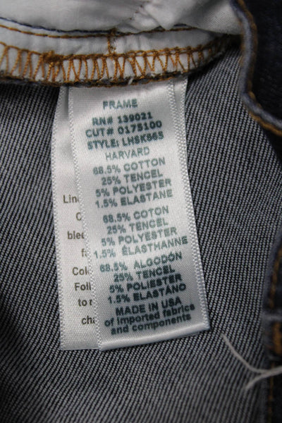 Frame Women Skinny Dark Blue Jeans Size 26