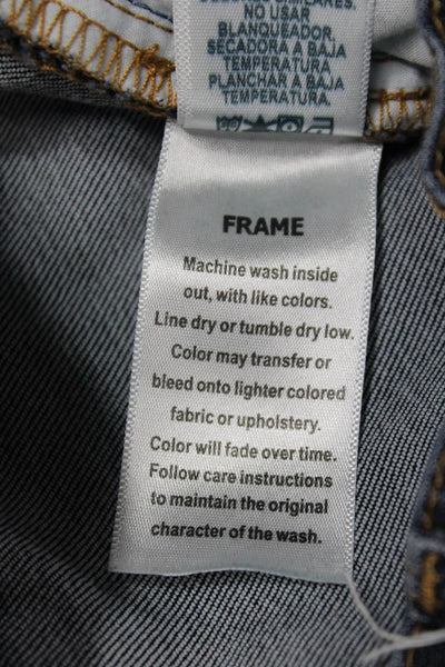 Frame Women Skinny Dark Blue Jeans Size 26
