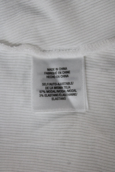 Favorite Daughter Womens White Modal Blend Long Sleeve Button Up Top Size XL