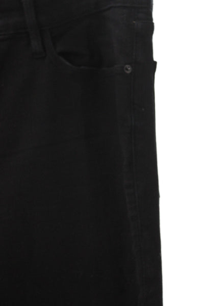Frame Denim Women Ankle Skinny Black High Rise Jeans Size 30
