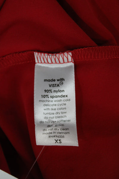 Susana Monaco Women Red Bodycon Tank Mini Dress Size XS