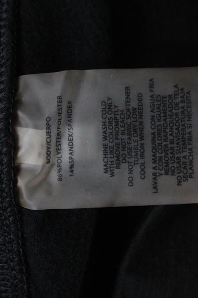 Marc New York Women Ankle Jeggings Dark Gray Designer Polyester Spandex Size S