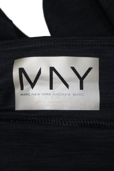 Marc New York Women Ankle Jeggings Dark Gray Designer Polyester Spandex Size S