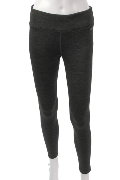 Marc New York Women Dark Gray Ankle Leggings Polyester Solid Size S