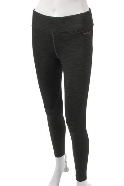 Marc New York Women Dark Gray Ankle Leggings Polyester Solid Size S