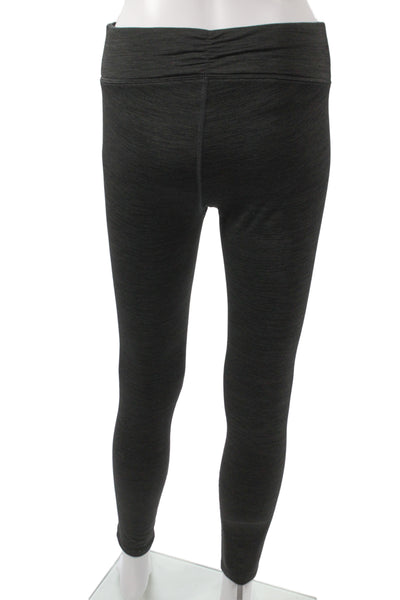Marc New York Women Dark Gray Ankle Leggings Polyester Solid Size S