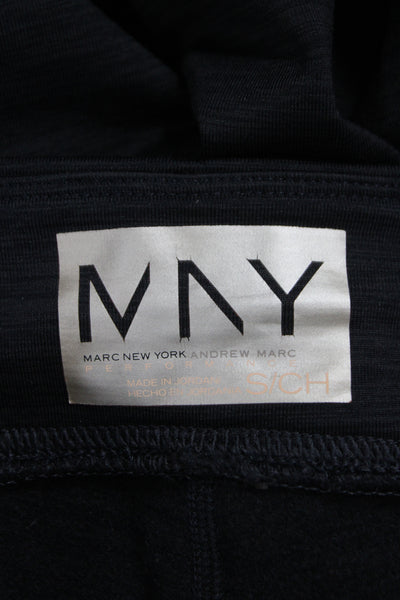 Marc New York Women Dark Gray Ankle Leggings Polyester Solid Size S