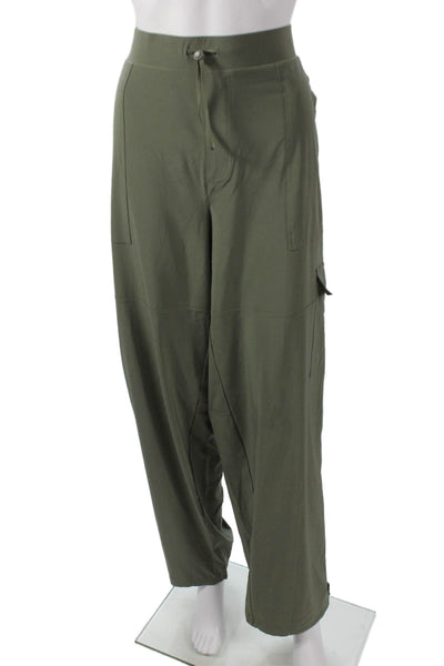 Greyson Mens Cargo Pants Green 86% Polyester 14% Elastane Inseam 32 Size M