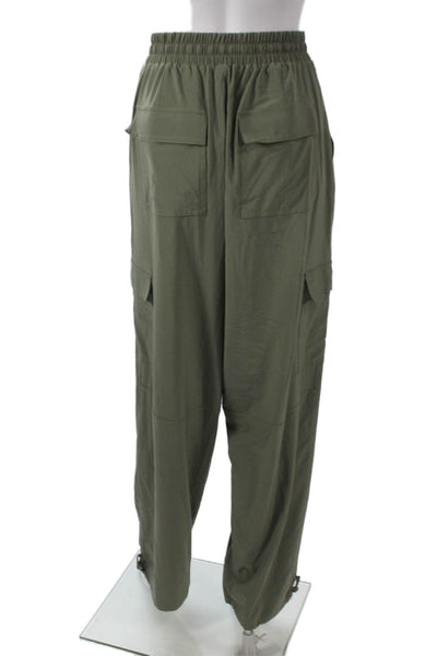Greyson Mens Cargo Pants Green 86% Polyester 14% Elastane Inseam 32 Size M