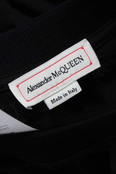 Alexander McQueen Women Fit & Flare T-Shirt Dress Black Size 40