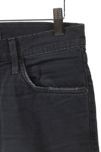 J Brand Mens Straight Jeans Dark Blue Button Closure 92% Cotton Size 28