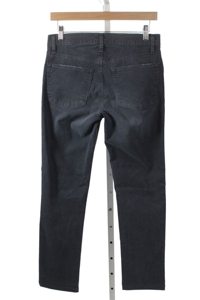 J Brand Mens Straight Jeans Dark Blue Button Closure 92% Cotton Size 28