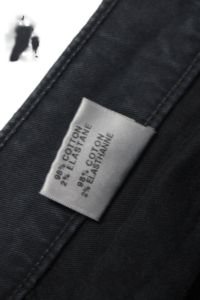 J Brand Mens Straight Jeans Dark Blue Button Closure 92% Cotton Size 28