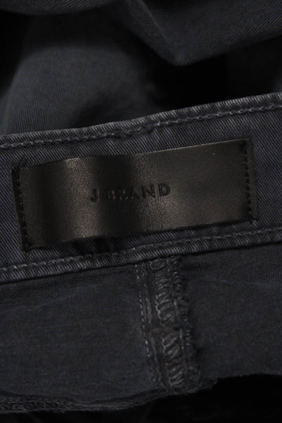 J Brand Mens Straight Jeans Dark Blue Button Closure 92% Cotton Size 28