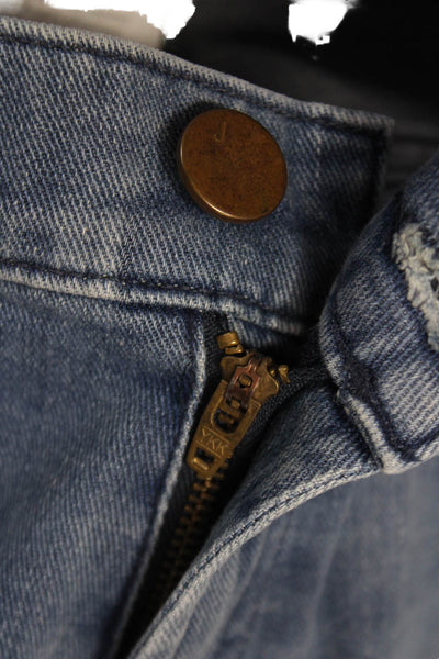 J Brand Unisex Straight Jeans Blue Button Fly Size 28