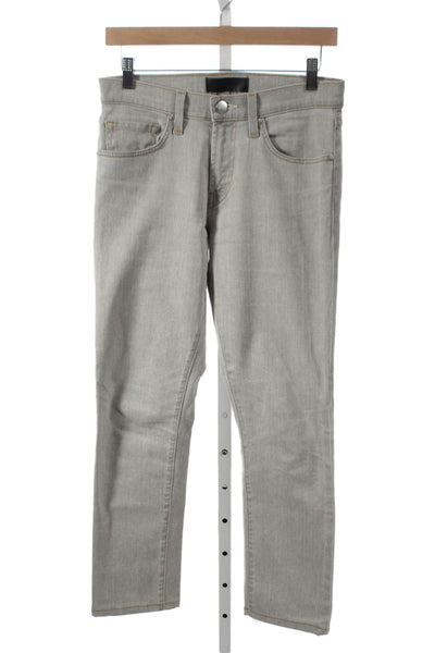 J Brand Unisex Straight Jeans Gray Button Fly Size 28