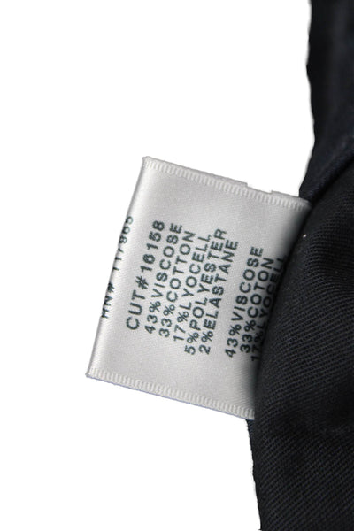 J Brand Unisex Skinny Straight Dark Blue Jeans Button Size 28