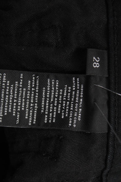 J Brand Unisex Black Skinny Ankle Jeans Size 28