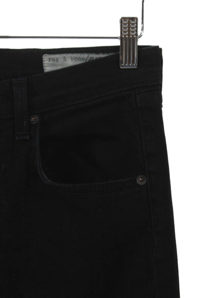 Rag & Bone Womens Black Skinny Jeans Size 25