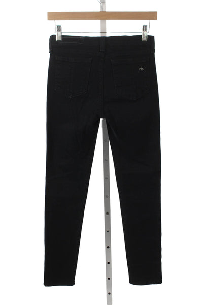 Rag & Bone Womens Black Skinny Jeans Size 25