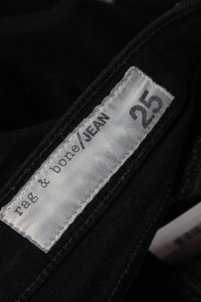 Rag & Bone Womens Black Skinny Jeans Size 25