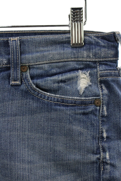 7 For All Mankind Unisex Blue Shorts Size 25