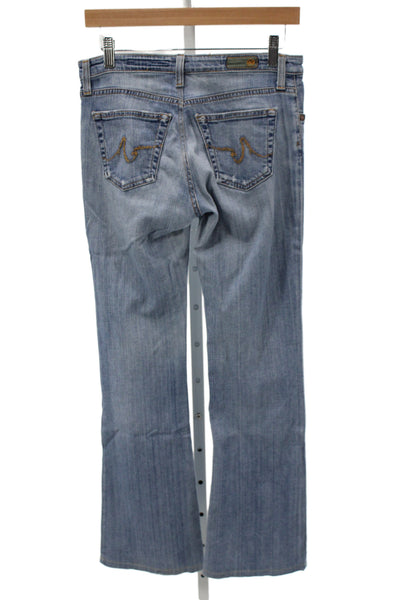 AG Womens Bootcut Jeans Blue Mid-Rise 30in Size 28