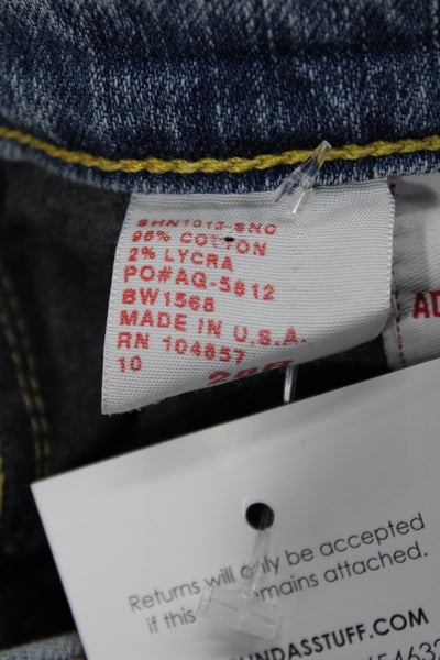 AG Womens Bootcut Jeans Blue Mid-Rise 30in Size 28